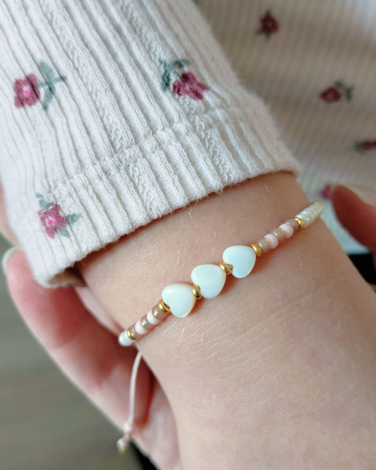 Armbandenset Moeder & Dochter – Hartje