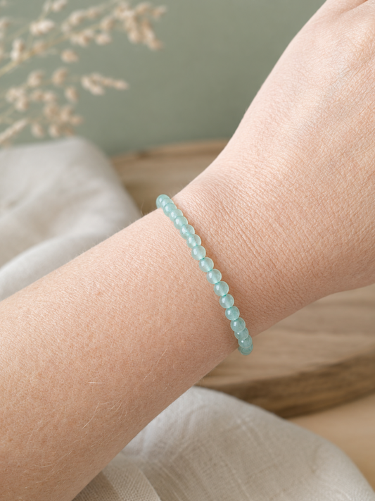 Good Luck Edelsteen Armbandje – Groene Aventurijn 4 mm