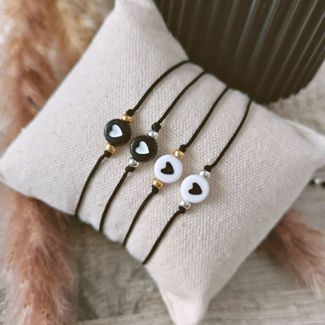 Armbandje voor de juf – Hartje
