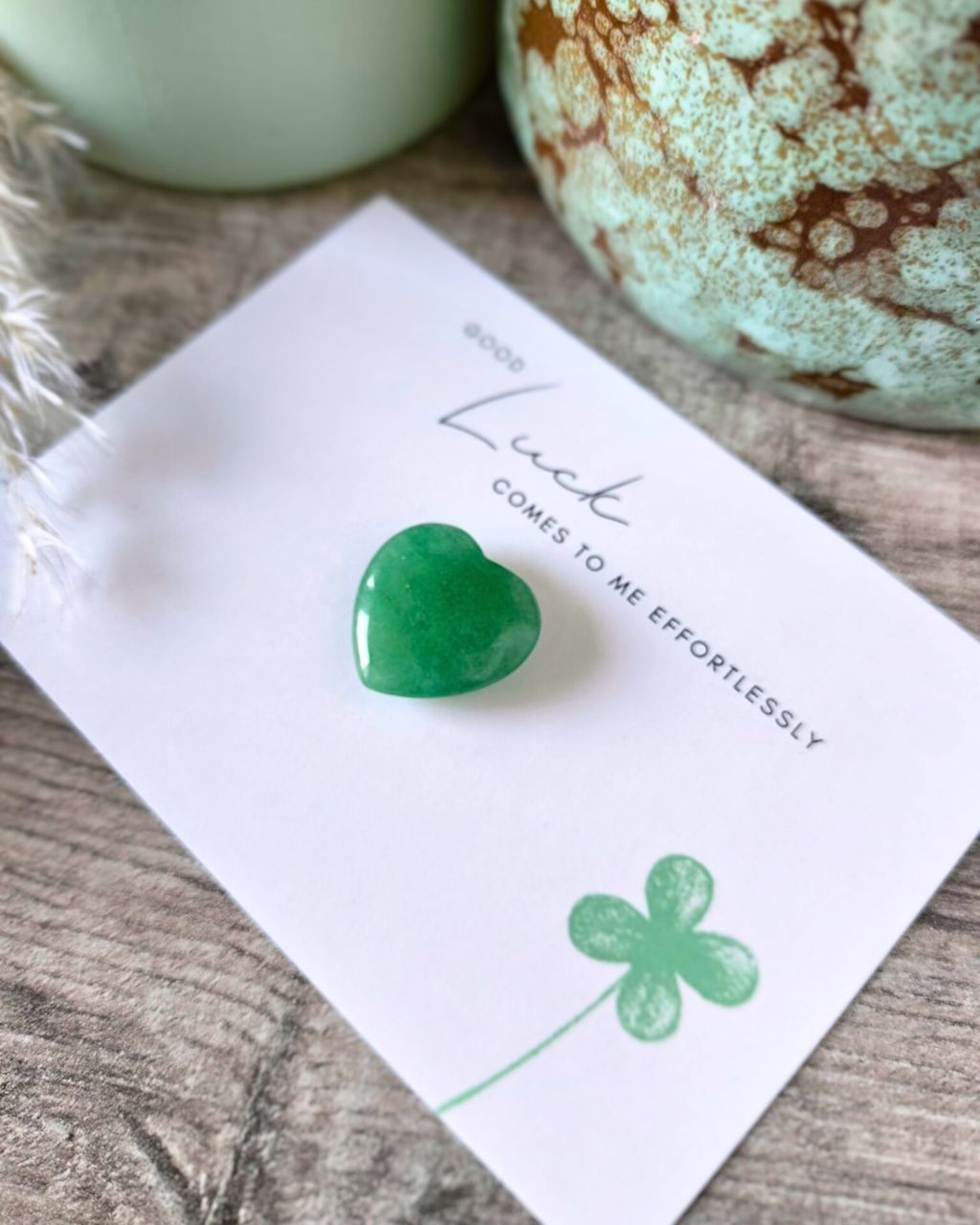 Groene Aventurijn Hartje – Een Symbool van Geluk en Groei