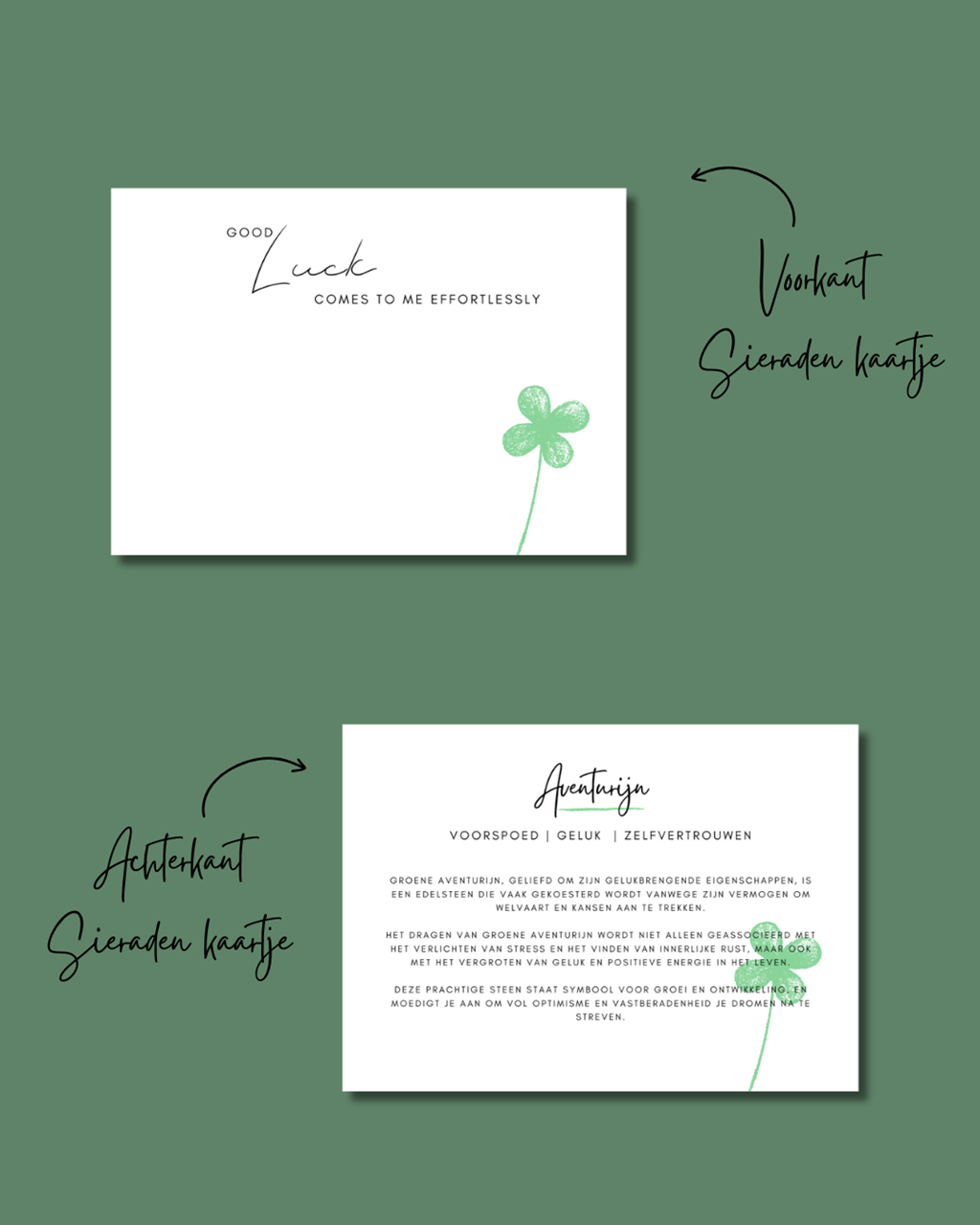 Groene Aventurijn Hartje – Een Symbool van Geluk en Groei