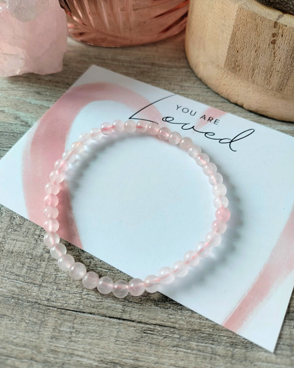 Rozenkwarts Kogelarmband – Voor Onvoorwaardelijke Liefde en Verbinding
