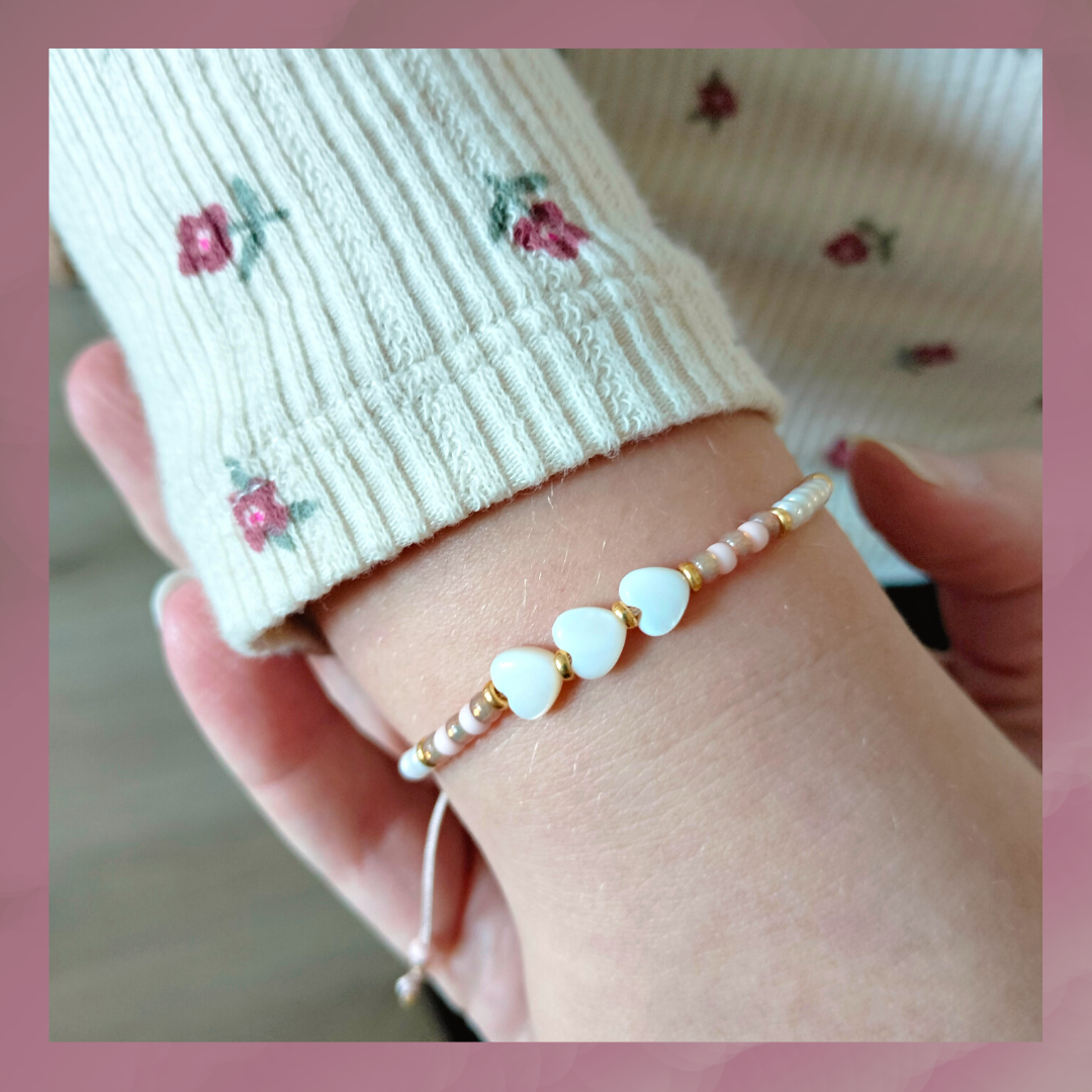 Armbandenset Moeder & Dochter – Hartje