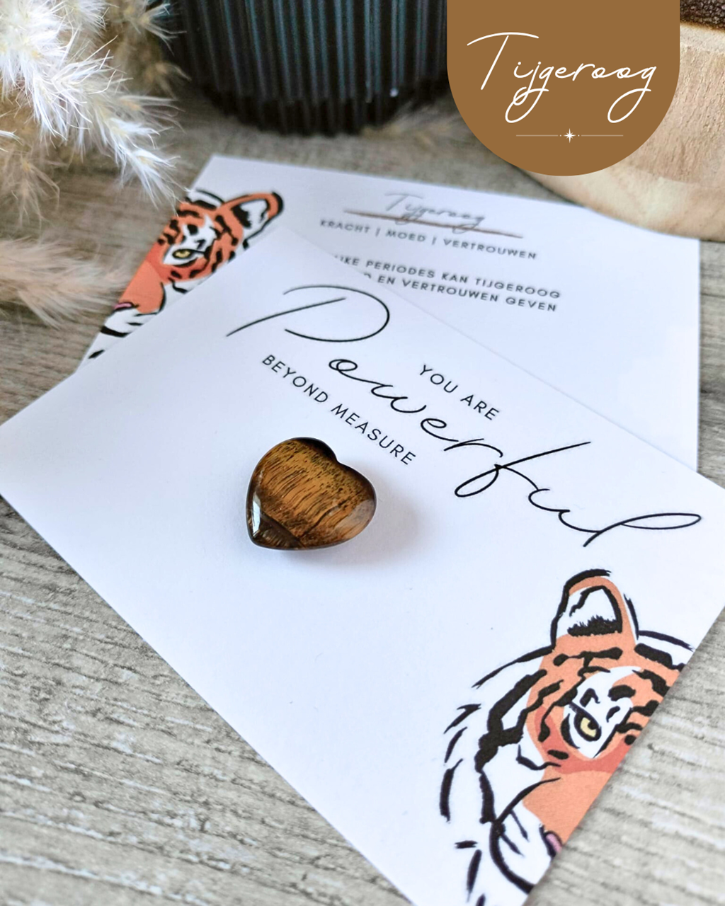 Tijgeroog Hartje – Een Krachtig Symbool van Zelfvertrouwen en Bescherming