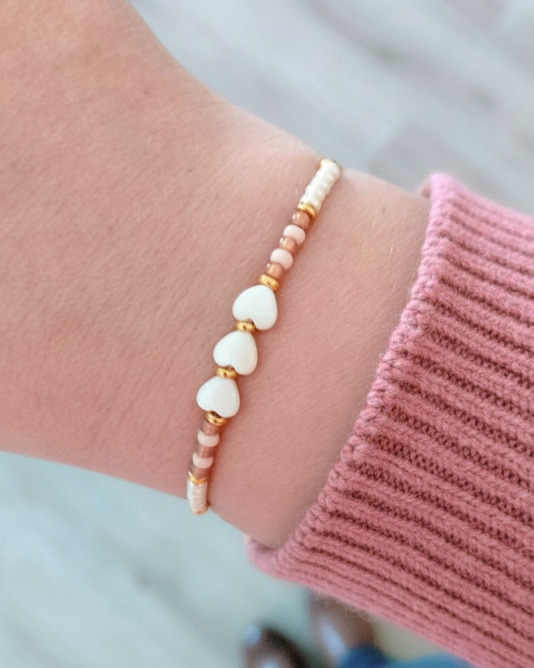 Armbandenset Moeder & Dochter – Hartje