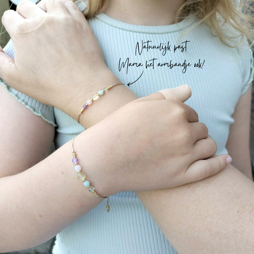 Back to School Armbandje – ‘Slim, sterk en dapper’