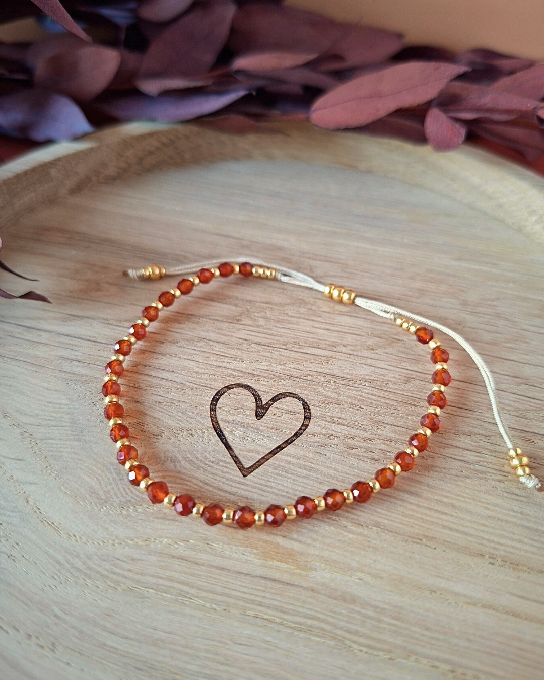 Carneool Petite Armband – Fijn, Energiek & Betekenisvol