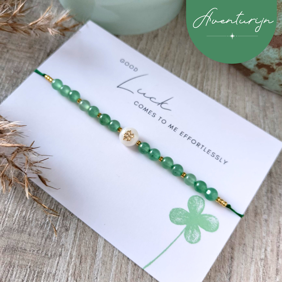 Good Luck Armbandje – Groene Aventurijn