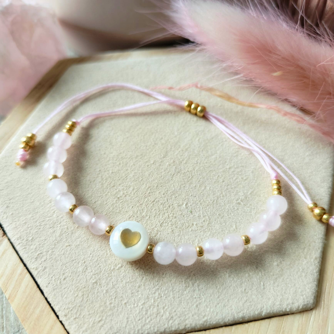 Armbandje Rozenkwarts – Liefde die je Draagt