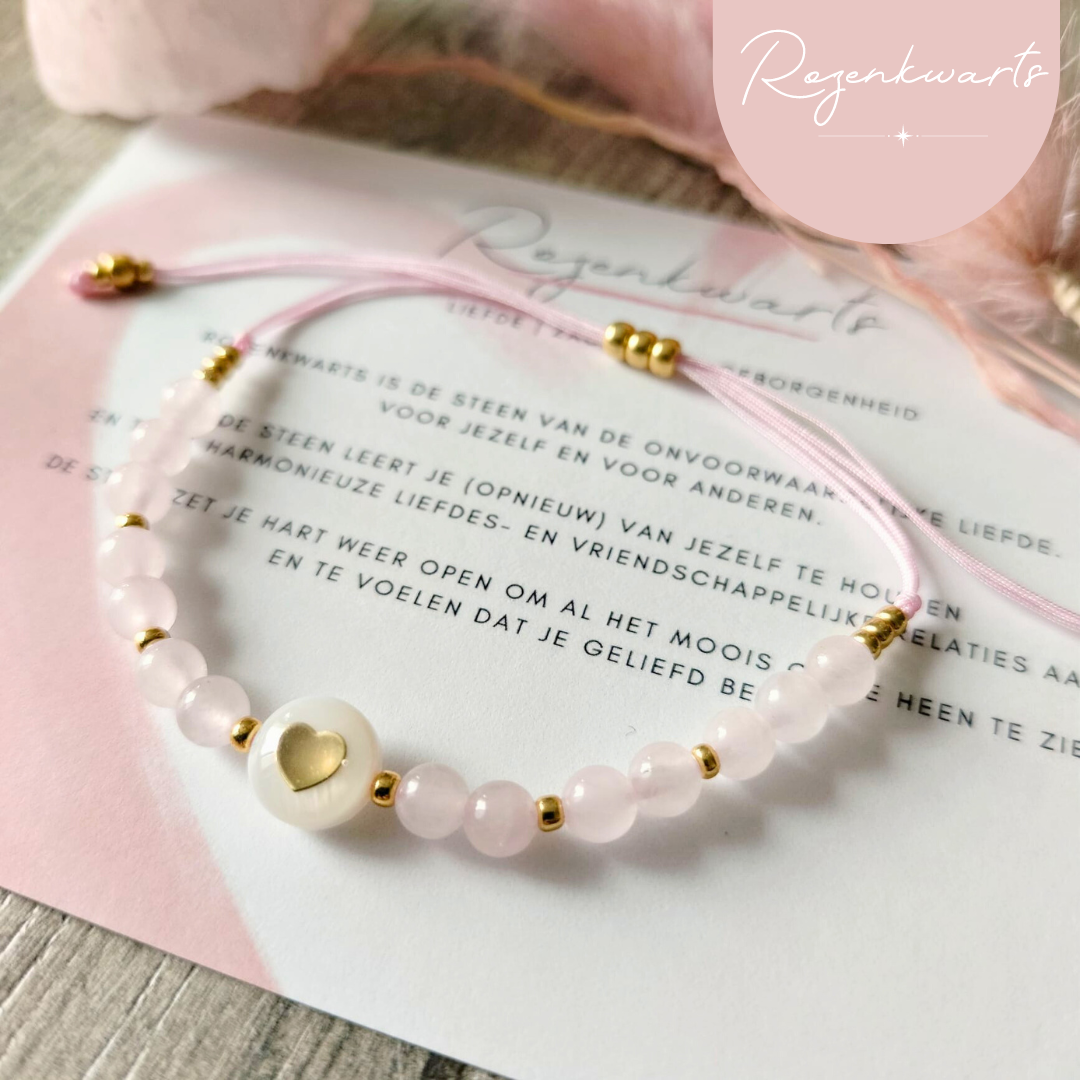 Armbandje Rozenkwarts – Liefde die je Draagt