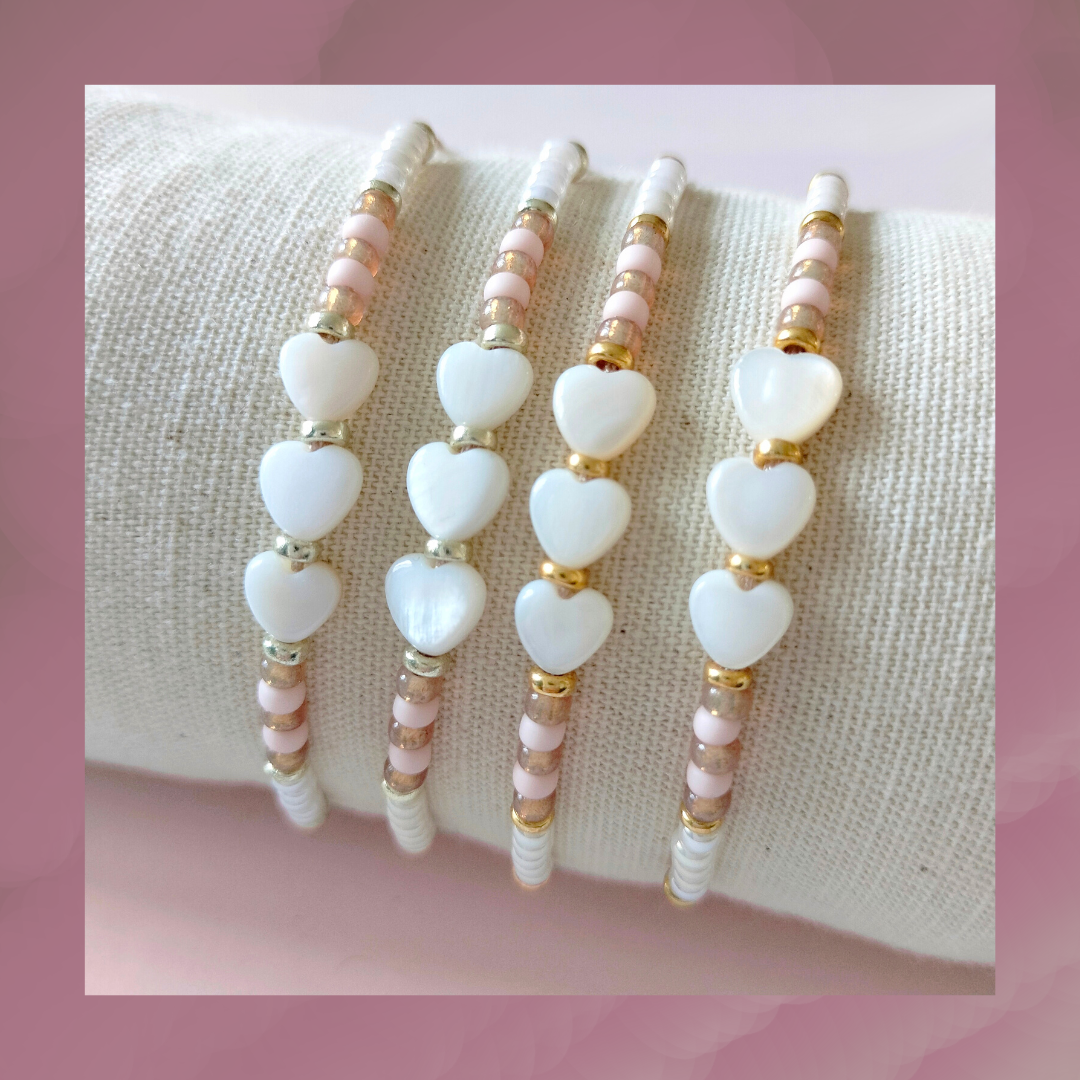 Armbandenset Moeder & Dochter – Hartje